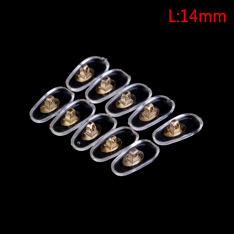 5 Pairs S/L Size Nose Pads Silicone Screw On For Glasses Sunglasses Support Nose Pad Eyewear Accessories Brace Support