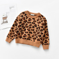 Fall Winter Kids Baby Boys Sweaters Leopard Printed Knitted Pullover Casual Long Sleeve Tops Toddler Girl Boy Clothes 2-6 Years