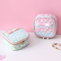 Net Yarn Embroidery Girls Diaper Sanitary Napkin Storage Bag Sanitary Pads Bags Cosmetic Jewelry Organizer Makeup Pouch Case