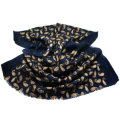 Stock Worsted Pure Wool Printed Shawl
