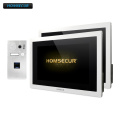 HOMSECUR 10" Wired Hands-free Video&Audio Home Intercom Fingerprint Access for Apartment BC061HD-S+BM114HD-S