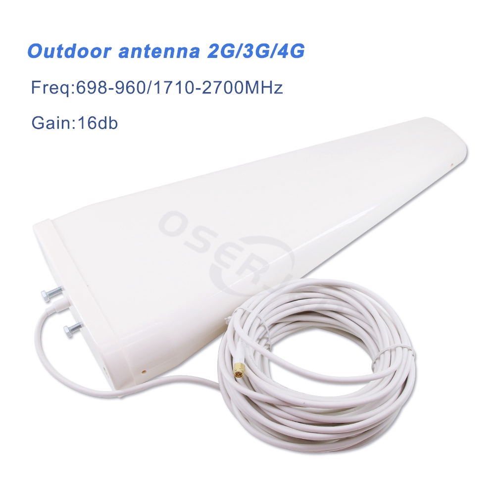 4g LTE antenna 3G 4G external antenna 16DBi Log Antenna SMA male 15M+SMA female to 2XTS9/2XSMA/2XCRC9 for 3G 4G router modem