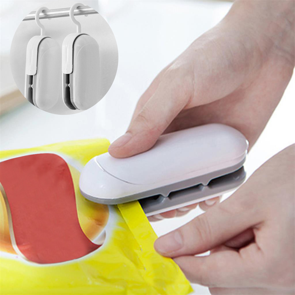 1/2 PC Portable Mini Sealing Household Machine Heat Sealer Capper Food Saver For Plastic Bags Packaged Mini Gadgets#J7