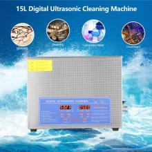 15L Household Digital Ultrasonic Cleaner Stainless Steel Bath 110V 220V Degas Ultrasound Cleaning for Watches Jewelry