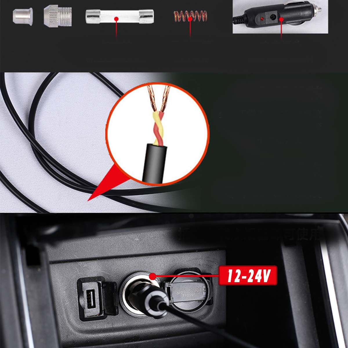 12/24V Universal Auto Car Seat Heated Cover Cushion Pad Mat Front Protector Fast Electric Heated Adjustable Warm Winter 3 Mode