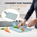 Foldable Plastic Cutting Board Chopping Blocks Food Grade Plastic Vegetable Meat Cutting Board Multi-function Kitchen Accessorie