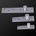 1Pc 360 Degree Rotating Furniture Hinge Stainless Steel Door Pivot Up Down Shaft Door Hinges With Eccentric Shaft Hardware