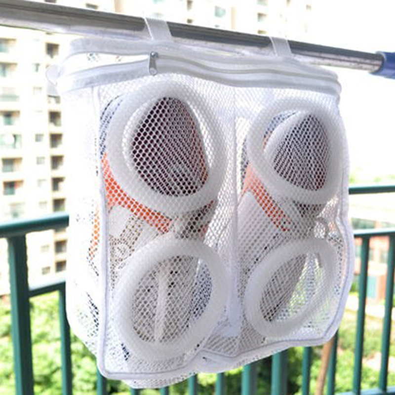 1pcs Laundry Bag Shoes Organizer Bag for shoe Mesh Laundry Shoes Bags Dry Shoe Home Organizer Portable Laundry Washing Bags