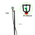 10pcs/ Underground pole 50CM 360 Rotary Sprinkler Dripper With Potted Plant Irrigation Garden Lawn Micro Drip Fitting