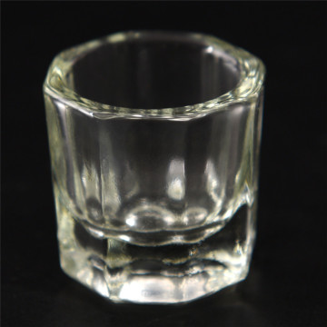 Acrylic Powder Dappen Dish Acrylic Liquid Glass Crystal Glass Cup for Acrylic Nail Art Clear White Color Transparent Kit