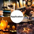 201pcs Candle Wick Smokeless Pre Waxed Candle Wick Candle Cotton Candles Accessories Making Material Decoration
