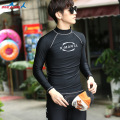 DIVE&SAIL Men Long Sleeve Diving Skin Lycra UPF 50+ Rash Guards Body Suits Snorkeling Jacket Anti-UV Wear Sports Clothes Surfing