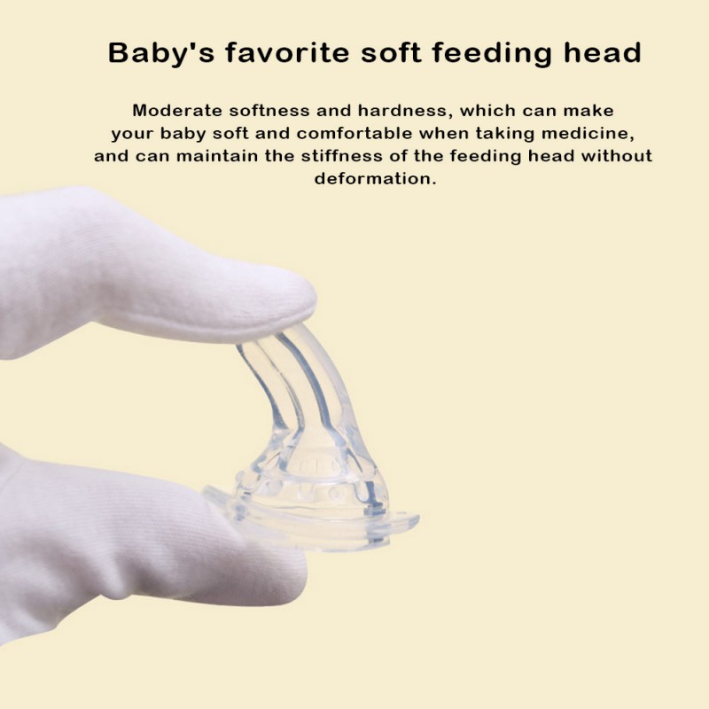 Infant Feeding Flatware Utensils Nipple Syringe Transparent Baby Squeeze Medicine Dropper Dispenser Baby Pacifier Needle Feeder