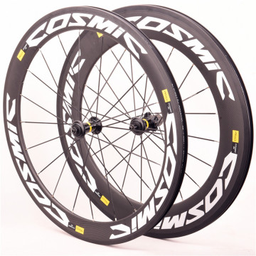 60 + 88mm Road bike carbon bike wheels 700C 23mm width cycling road bicycle Wheelset carbon with basalt brake COSMIC