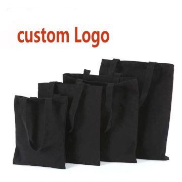 Wholesales 100pcs/lot Cotton Canvas Bags Promotion Shopping Bags Custom Women Bags with Your Logo Fashion Durable Cloth