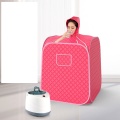 Steam Sauna Portable Spa Room Home Beneficial Full Body Slimming Folding Detox Therapy Steaming Sauna Cabin Single person