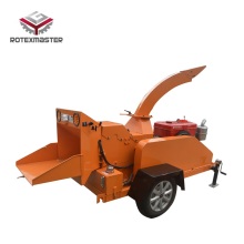 20cm Wood log 1-2Ton Per Hour Mobile Diesel Engine Wood Chipper Machine