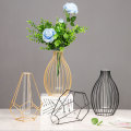 Nordic Simple Flower Stand Iron Frame Vase Simple Family Flower Rack Bottle Ornament Christmas Decoration Pot Holder jarrones