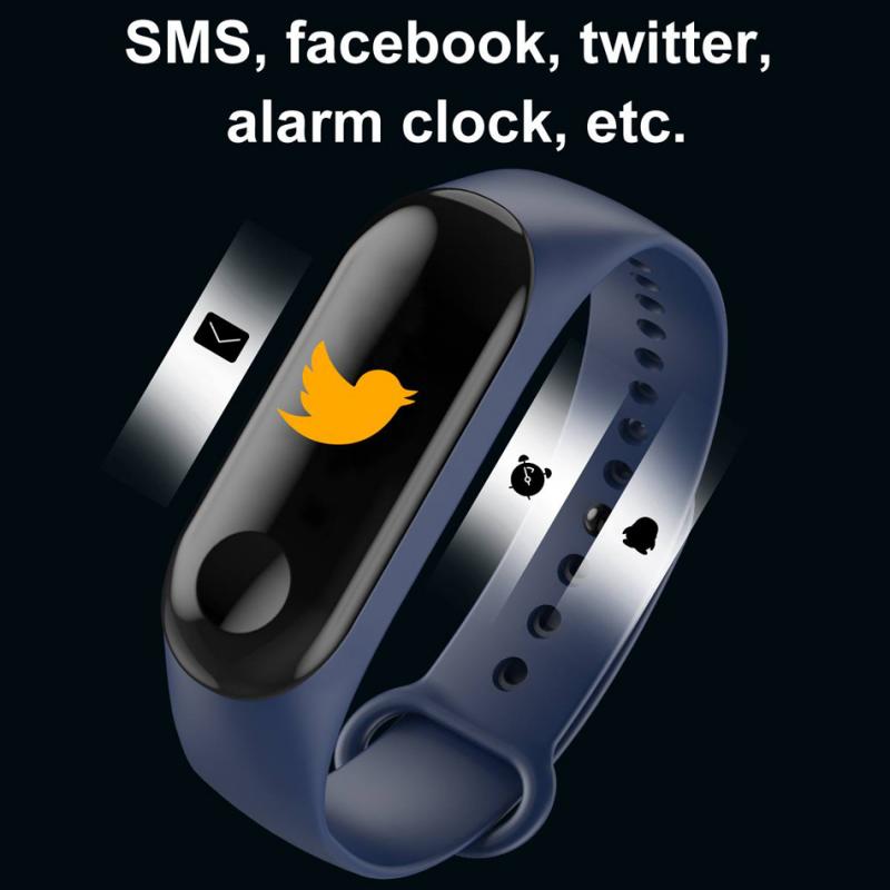 Smart Watch Bracelet Color Touch Screen Steps Calories Wearable Devices Fitness Bluetooth Smart Watches Pedometers