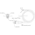 2m/78.7inch cable, Multi-Range Optional Import Ceramic Pressure Sensor Pressure Transmitter Transducer