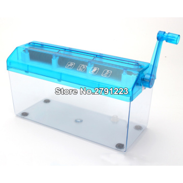 Mini Shredder Destroyer Paper Documents Cutting Machine Shredder Manual Hand Paper Shredders Document File Tool For School Off