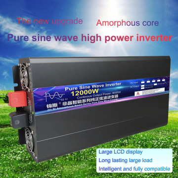 Inverter 12V 24V 48V To AC 220V 8000W 10000W 12000W Pure Sine Wave Solar Power Inverter Transformer Voltage Frequency Converter