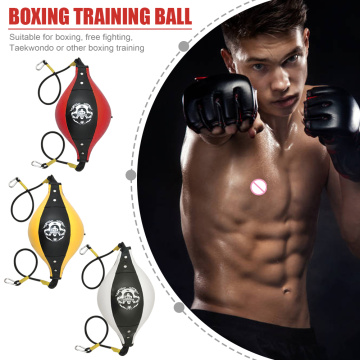 Pu Leather Punching Ball Pear Boxing Bag Reflex Speed Balls Fitness Training Double End Boxing Speed Ball