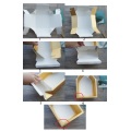 15*15*6.5cm 3set Gold Pink Blue Princess Prince Design Paper Box + Bag As Baby Shower Birthday DIY Gift Packaging Use