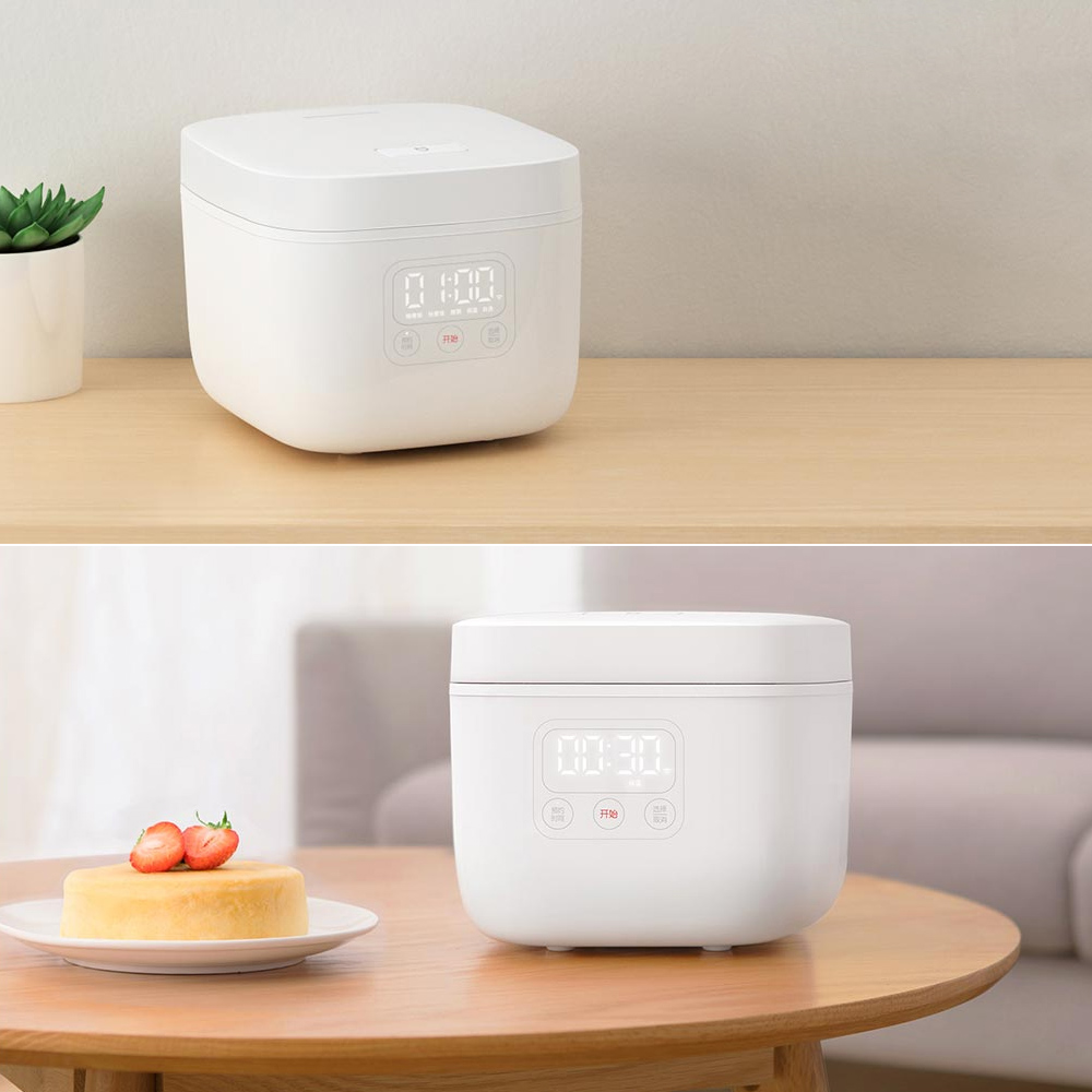 XIAOMI MIJIA Mini Electric Rice Cooker Intelligent Automatic Kitchen Cooker 1-3 people 1.6L 220V LED Display Multifunctional