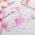 Fresh Cherry Sakura Natural Memo Pad Sticky Notes Shopping Check List Escolar Papelaria School Supply Label