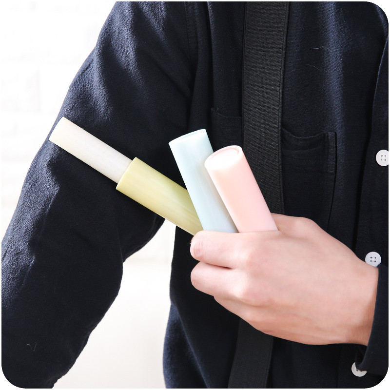 Anti Statica Portable Handheld Lint Dust Hair Remover Cloth Dry Cleaning Brush Retractable Sweater Sticky Wool Dust Roller Clean