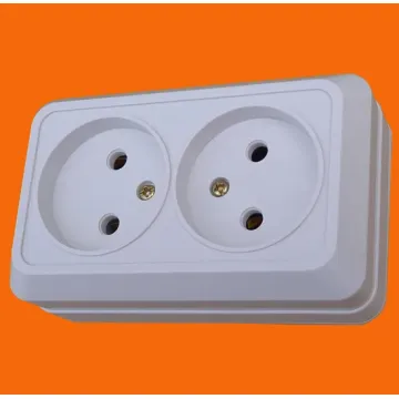 Socket Double Without Grounding White (S1209)