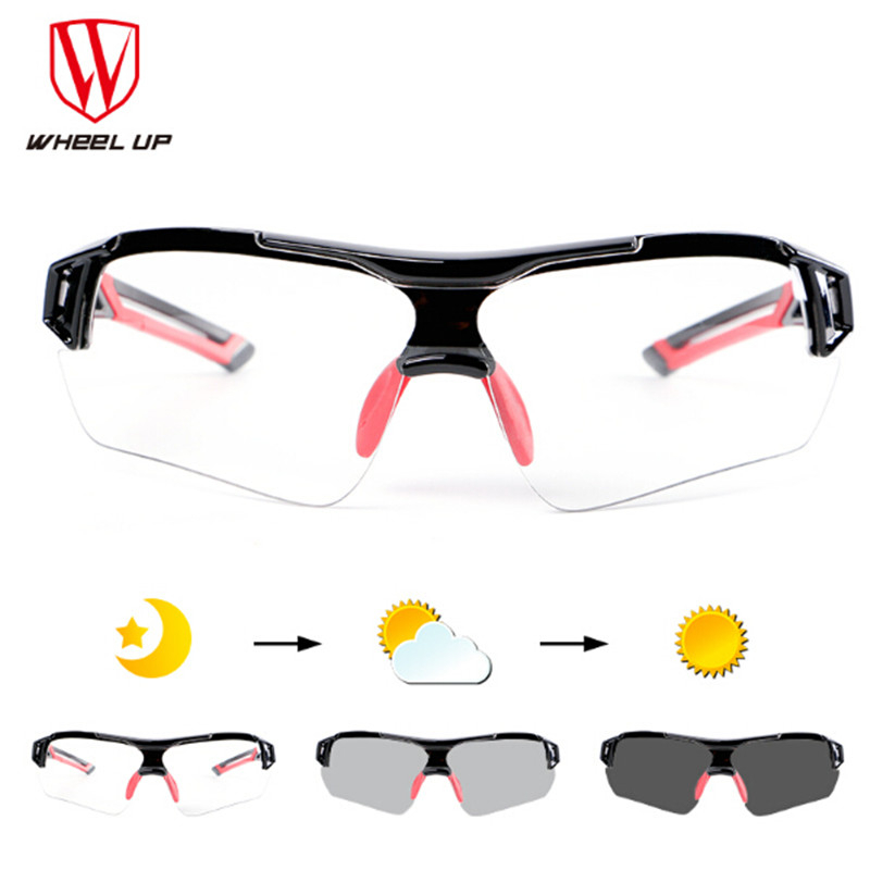 WHEEL UP Sport Photochromic Polarized Glasses Cycling Eyewear Bicycle Glass MTB Bike Bicycle Riding Fishing Cycling Sunglasses