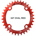 34T Red Oval