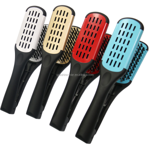 Double-Sided V-Shaped Hair Straightening Brush