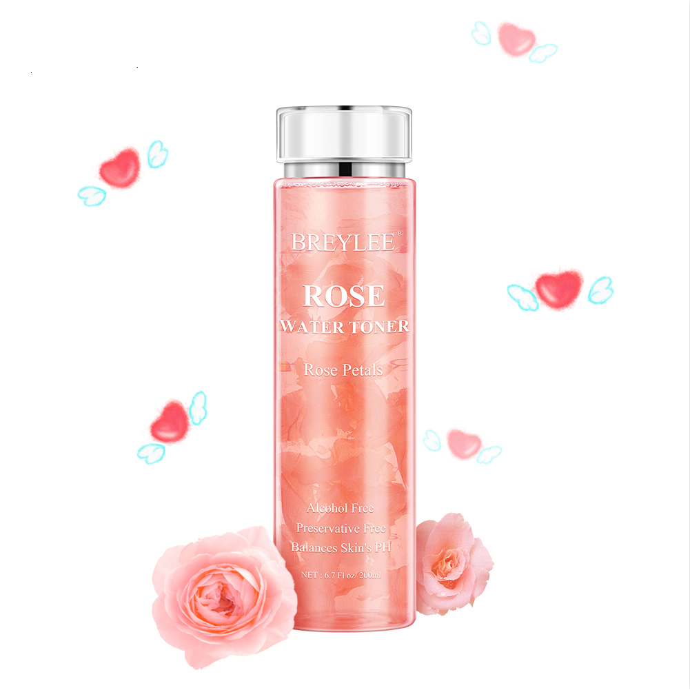 Rose Water Toner Hyaluronic Acid Moisturizing Essence Is Suitable For Dry Skin To Shrink Pores And Tighten Skin200ml