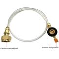 Outdoor Gas Stove Camping Stove Propane Refill Adapter Burner LPG Flat Cylinder tank Coupler Bottle Adapter Save Kit