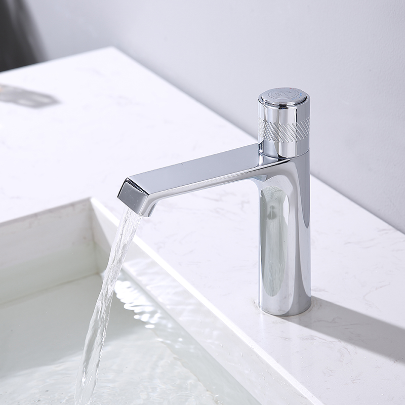 high end chrome basin mixer tap