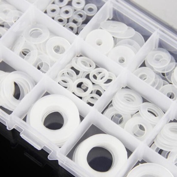 250pcs M3.5-M20 Soft nylon washers plastic washers insulation washers plumbing leakproof gaskets set