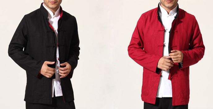 reversible jacket Wing Chun Tang suits martial arts tai chi uniforms Clothing men Two-sided wear outfit clothes coat