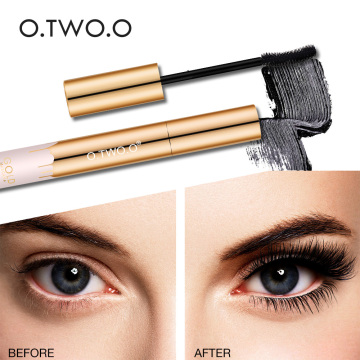 O.TWO.O 4D Fiber Lash Mascara Lengthening Eyelash Curving Brush Eyes Makeup Waterproof Long Lasting Mascara Facil Cosmetics