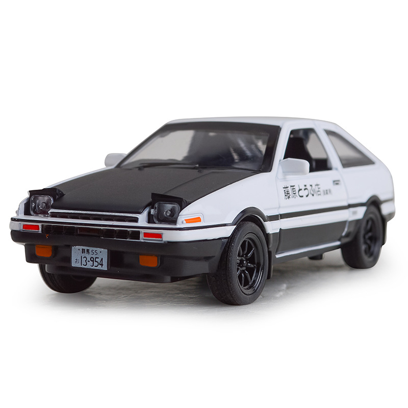 1:28 Toy Car INITIAL D AE86 Metal Toy Alloy Car Diecasts & Toy Vehicles Car Model Miniature Scale Model Car Toys For Children