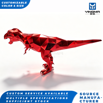 Modern Aluminum Dinosaur Statue