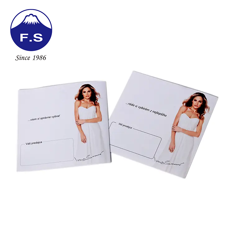 New Design Saddle Binding Matt Lamination Catalog