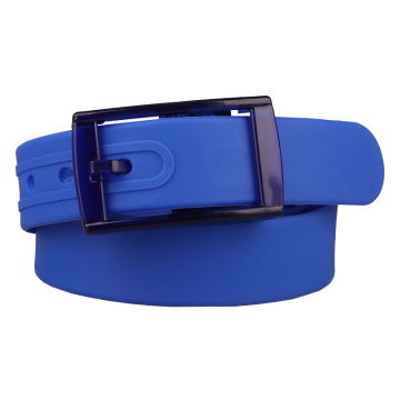 New Design Silicone Belts Men High Quality Belts For Women Rubber Leather Smooth Buckle Belts For Women Men