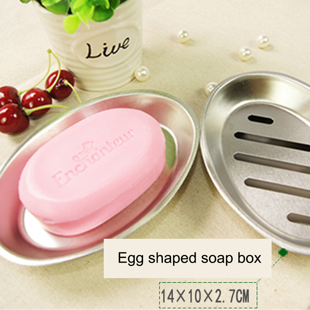 Soap Container Stainless Steel Soap Case Holder Soap Container for Bathroom Kitchen Use Portable Shower Soap Box