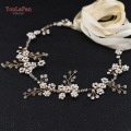 YouLaPan SH129 Ivory Bridal Belt Pearl Bridal Applique Belt Sash Wedding Belt Wedding Gold Belt with Beads Pearl Crystal Sash