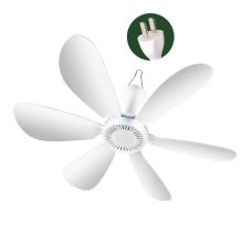 Energy Saving Cooling Fan AC 220V 20W 6 Leaves 16.5inch Silent Household Dormitory Bed Hanging Fan ON OFF Switch Ceiling Fan