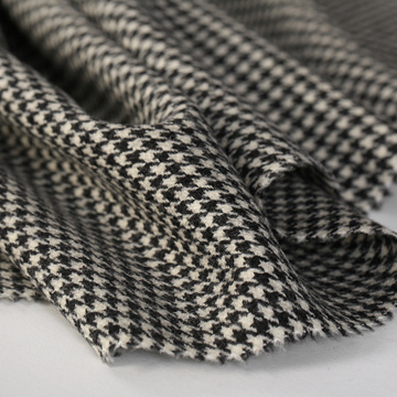 159CM Wide 420G/M Weight Houndstooth Wool Cashmere Fabric for Autumn Winter Suit Coat DE1368