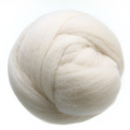 100g Cream White Wool Fiber Needle Felting Wool Tops Roving Spinning Weaving For Handmade DIY Craft Doll Felting Wool